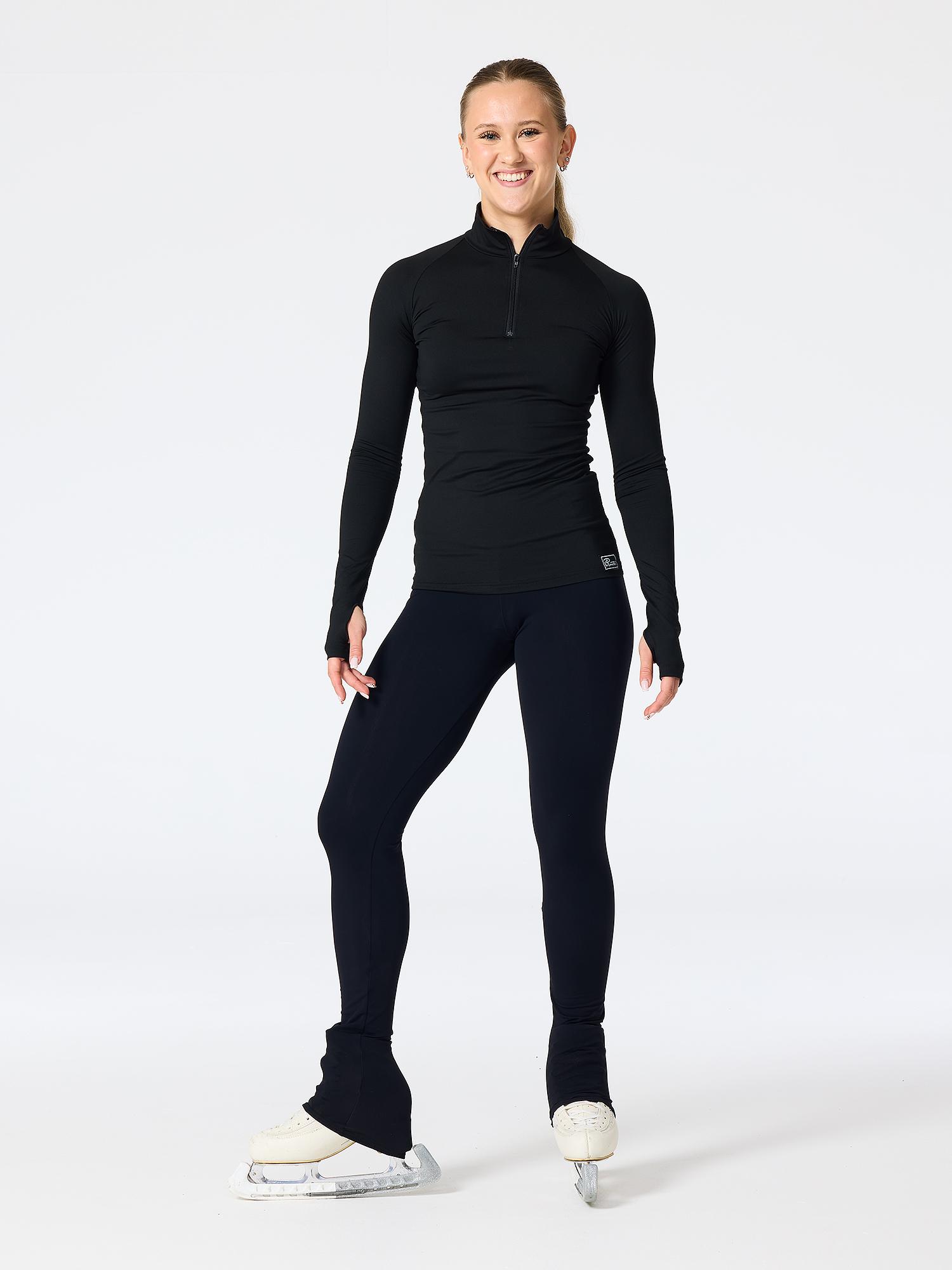 Zip-Collar Long-Sleeve Top - Image 3