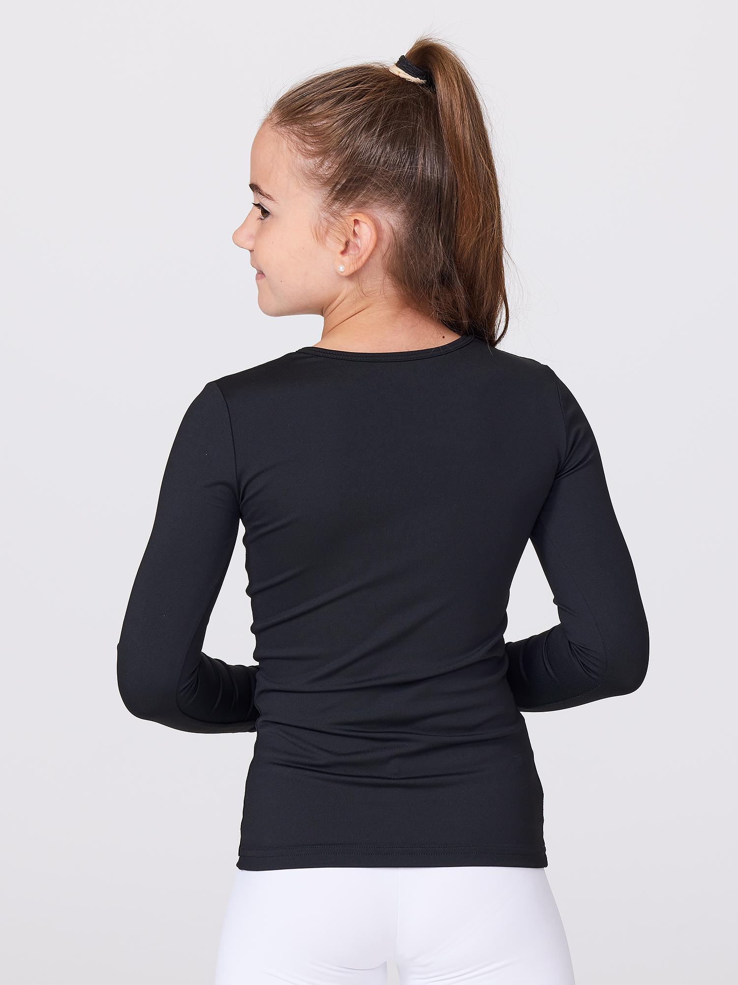 Basic Long-Sleeve Top – Solid - Image 2